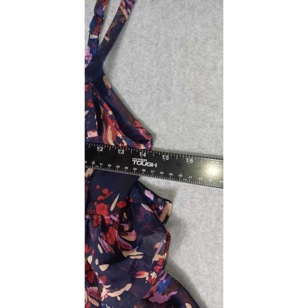 Bcbgeneration Mini dress Womens Size XS Multicolor Floral Spaghetti Strap... - Picture 8 of 11